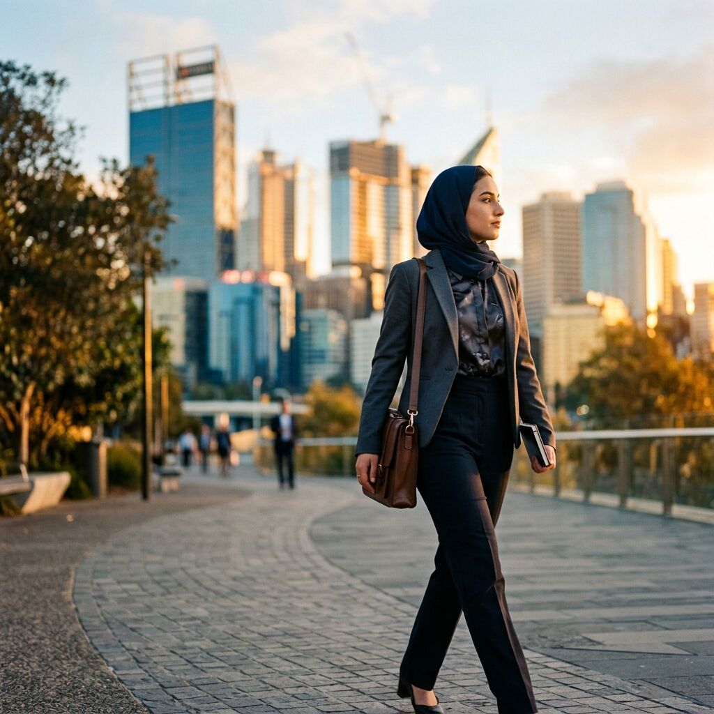 A graduate heading to their first job